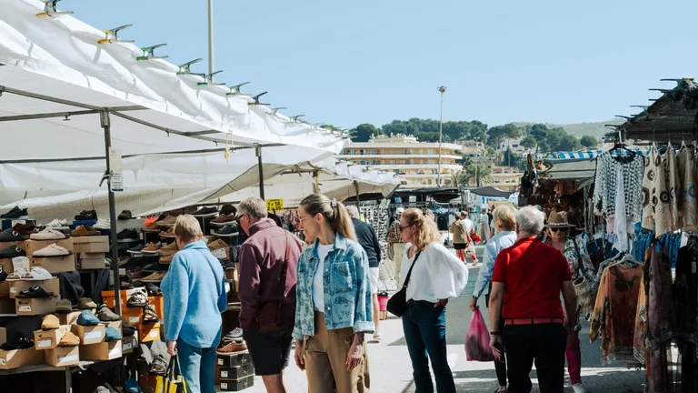 Wochenmarkt in Marktplatz Moraira