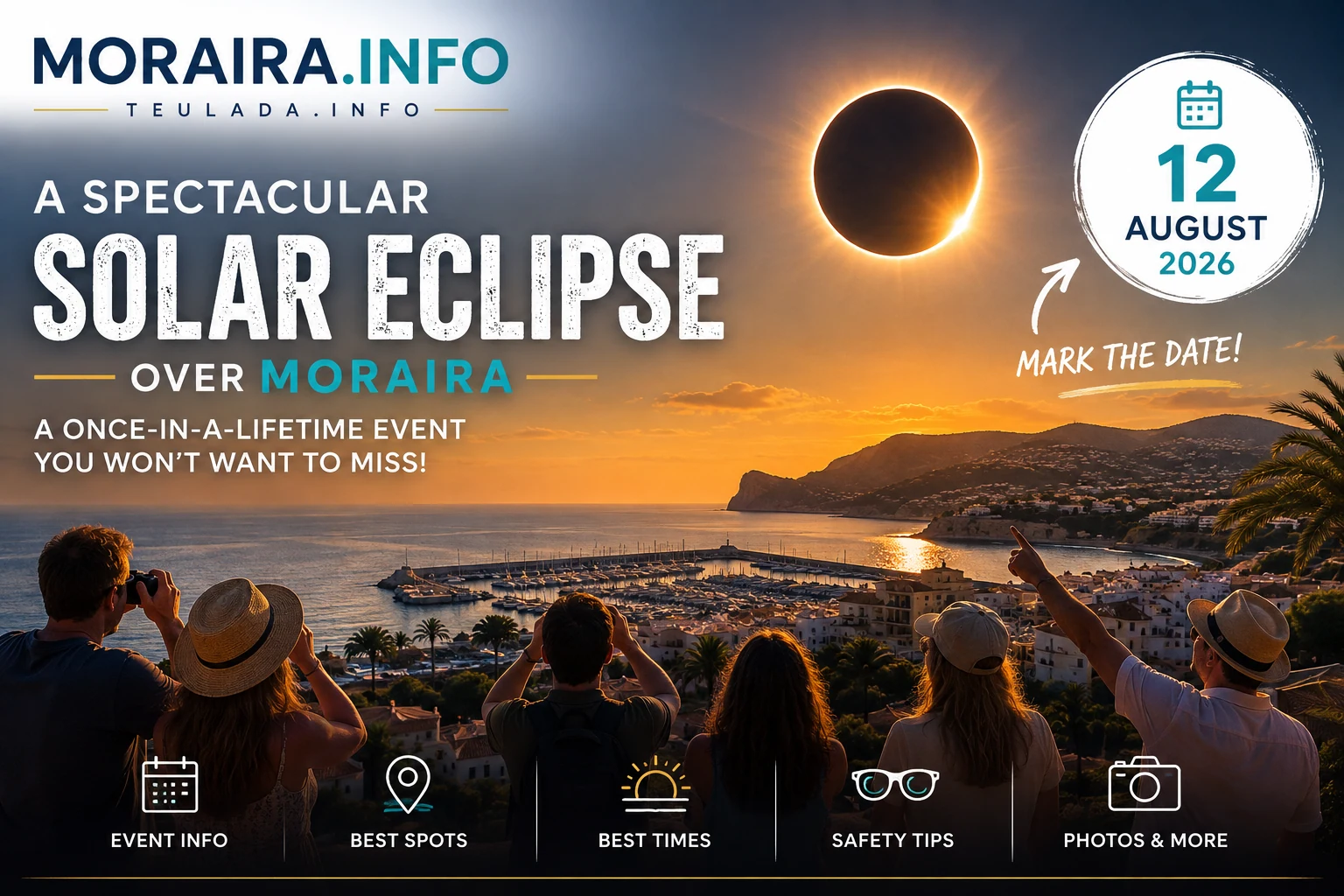 Sonnenfinsternis über Moraira